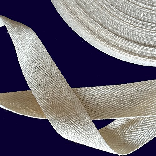Clothing BFF 100% Cotton Twill Tape NATURAL 100 YDS/ROLL - 1/2