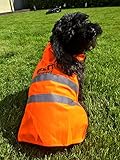 Reflective Dog Vest - Pet Pamperz - Hi Visibility Pet Vest to 700 Meters - Quick Release Buckles - Adjustable Straps with Added Velcro for Medium and Large Dogs for Night Time Walking and Camping