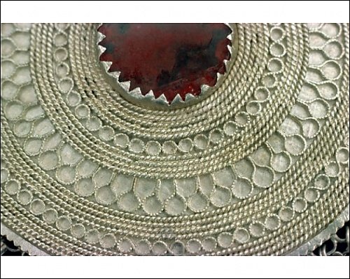 Photographic Print of Silver pendant worn by women of old tribes in Sind from Robert Harding