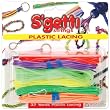 S'GETTI STRINGS PLASTIC LACING COMBO PACKS-NEON