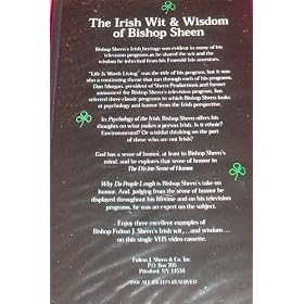 Bishop Fulton J. Sheen: Irish Wit & Wisdom (Psychology of the Irish/The Divine Sense of Humor/Why Do People Laught?) [VHS]
