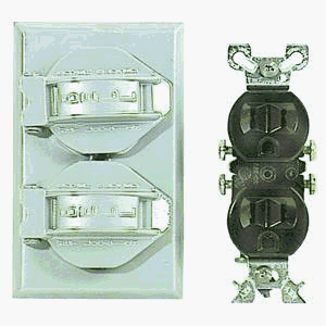 Hubbell 5940-1 Do it Weatherproof Electrical Cover and Receptacle by Hubbell