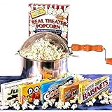 'Matinee Idol' Movie Night Candy Gift Basket and Popcorn Popper