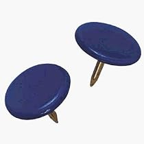 Hillman #122678 40PK Blue Thumb Tack