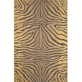 Liora Manne Terrace Rug Collection - Zebra Brown, Size: 710" X 910" Rectangular