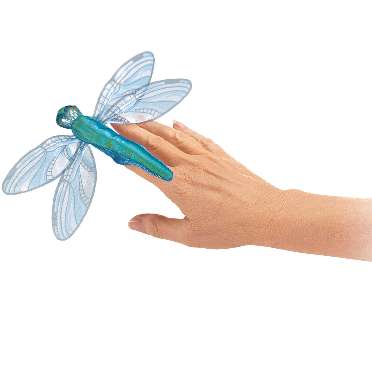 New Dragonfly Finger Puppet Gift Toy Insect Bug by Folkmanis Puppets