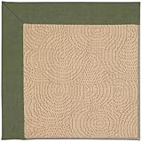 IMAGE OF Capel Zoe-Bramble Plant Green Octagon 6.00 x 6.00 Area Rug