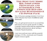 The Best Get More Biz, Godfather Principles and eCommerce for Computer Repairs On-line Businesses 3 CD Power Pack