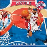 Detroit Pistons 2008 Wall Calendar