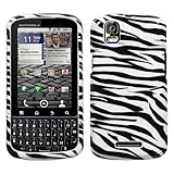 Zebra Skin Phone Protector Cover for MOTOROLA XT610 (Droid Pro)