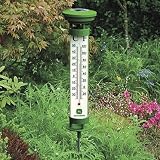 Garden Water Features & Outdoor Fountains item: John Deere 24 Inch Solar Garden Thermometer