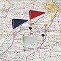 Advantus MF375 Triangular Map Flags, Assorted