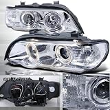 01-03 BMW X5 Projector Headlight Chrome