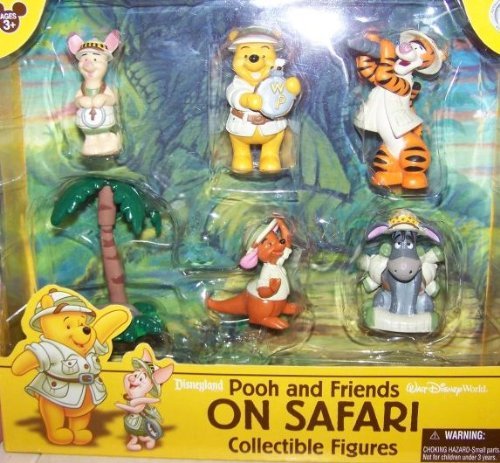 Best Price Pooh and Friends On Safari Collectible Figures (Disney Theme Park Exclusive)