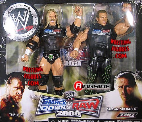 DX SMACKDOWN VS RAW 2009 EXCLUSIVE 2-PACK WWE TOY WRESTLING ACTION FIGURES