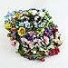 Flower Headband Garland Crown Festival Wedding Hair Wreath BOHO Floral Headband (Purple)