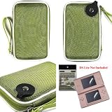 Green Special Edition Hard Shell Nylon Carrying Case with Screen Protector for Nintenod DS Lite