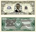 Barack Obama Collectible Million Dollar Bills
