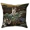 Tanzania Square Pillow - Taupe/ Green