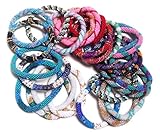 Wholesale – Random Mix of Nepal Glass Beaded Bracelets (Set of 6) thumbnail