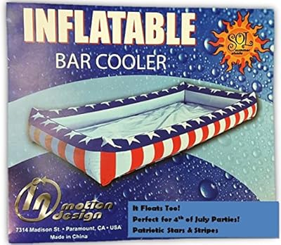 Red, White and Blue Inflatable Bar Cooler by Sol Summer Shade