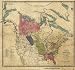 1836 LARGE N. AMERICA INDIAN TRIBE & LINGUISTICS MAP