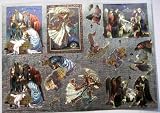 Review Dufex Craft Products  / A4 3D step by step Dufex die cut decoupage sheet - Christmas - wise men and angels