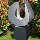 Large Garden Sculptures - Orchid Limited Edition Contemporary Abstract Statue