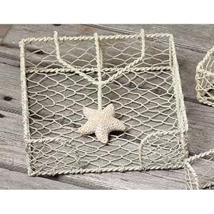 White Starfish Luncheon Napkin Holder [Kitchen]