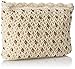 The SAK Casual Classics 3 in 1 Clutch Shoulder Bag, Sand Stripe, One Size