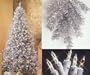 7.5' Pre-Lit Retro Silver Tinsel Artificial Christmas Tree - Clear Lights