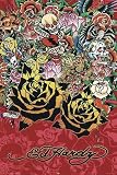 Ed Hardy - Tattoo Poster (2008 Edition - Black Rose) (Size: 24 x 36)