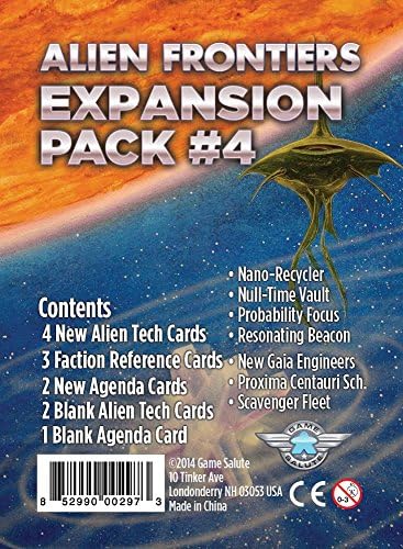 R&D Games Alien Frontiers: Expansion Pack #4