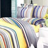 IMAGE OF Blancho Bedding - [Golden Field] Luxury 7PC Bed In A Bag Combo 300GSM (Queen Size)