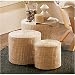 Kitchen & Housewares : Rush Ottoman Set (3) Woven