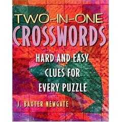 Two-In-One Crosswords: Hard And Easy Clues For Every Puzzle