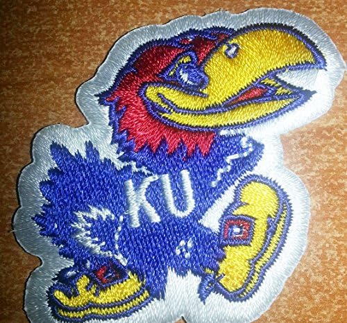 University of Kansas Jayhawks Embroidered Iron On Patch