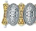 Sterling Silver and 18K Gold Overlay Bracelet - Phillip Gabriel Collection