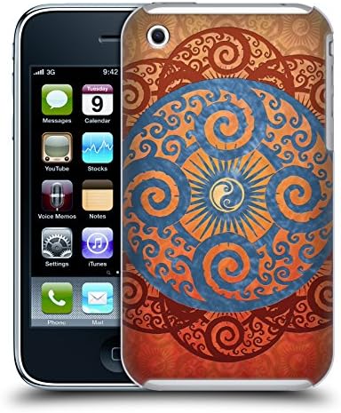 Official Peter Barreda Anqua Waterstone Luminous Spirit Mandalas Hard Back Case for Apple iPhone 3G / 3GS