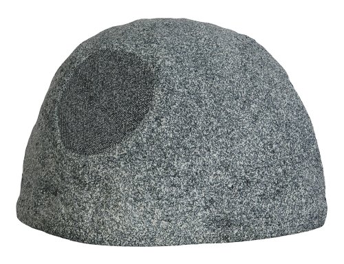 SpeakerCraft WIDECOVERAGE ROX 6 1/2 WOOFER, DUAL DRIVER OUTDOOR ROCK SPEAKER (EACH) - GRAY GRANITE