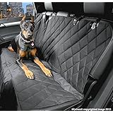 Dog Seat Cover with Nonslip Backing - Side Flaps - Waterproof - Unconditional Lifetime Warranty