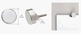 CRL Chrome Round Mirror Clip - Set