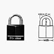 Master Lock 131T Covered Aluminum