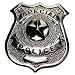 US Polizeiabzeichen, "Special Police", silber, Anstecknadel