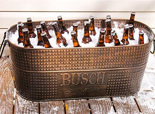 Busch Signature Hammered Copper Finish Beverage Tub
