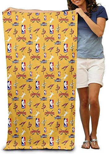 KIKI1890 Adult Cleveland Cavaliers LOGO Travel Towel Quick Dry, Super Absorbent