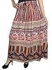 Womans Maxi Skirt Broomstick Tribal Earthy Ethnic Print Beach Holiday Chic Long Skirt