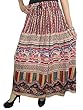 Womans Maxi Skirt Broomstick Tribal Earthy Ethnic Print Beach Holiday Chic Long Skirt