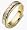 14 Karat Yellow Gold & Titanium 4.5mm Diamond Wedding Band - 4