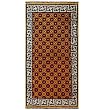 5' x 2'6" Hand-Knotted Tibetan Wangden Lotus Flower Wool Area Rug